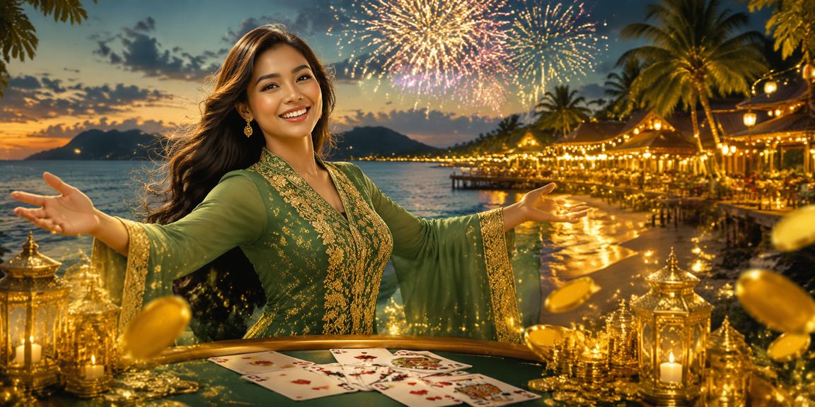 Permainan Teen Patti suasana Hari Raya di Langkawi pada platform a9today